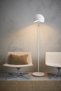 Eclips lampa podłogowa, biała